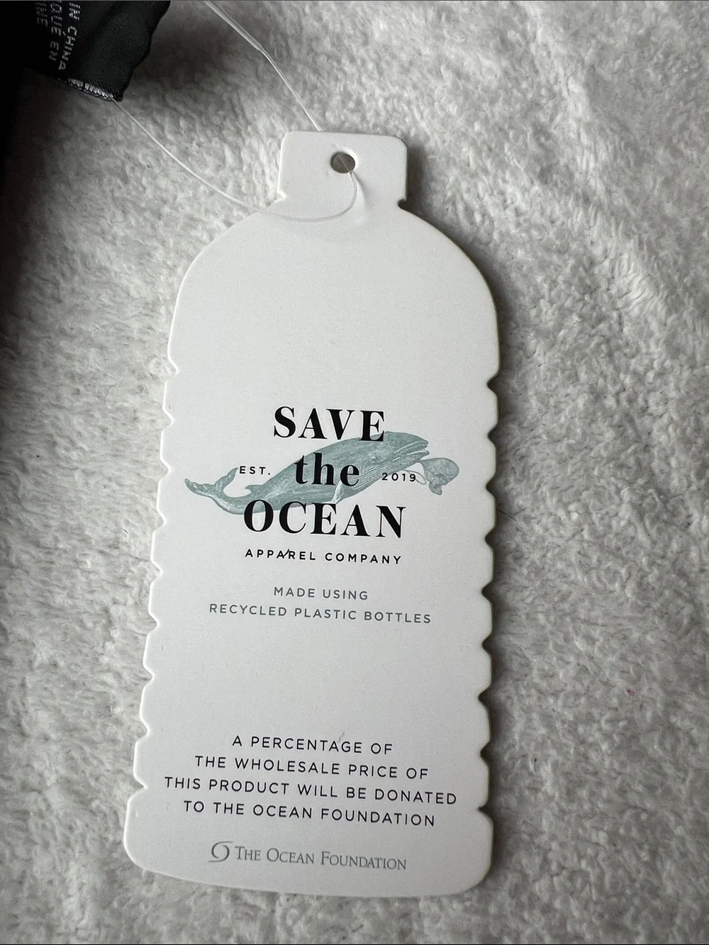 Save the ocean new tag